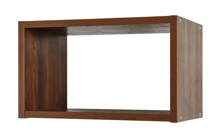 Wandregal Case Walnuss (Nachbildung)