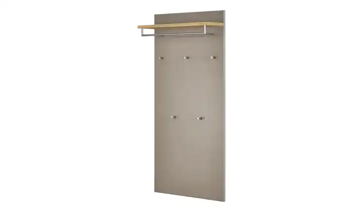 Garderobenpaneel Duna BH 80 x 170 cm Taupe, Eiche bianco
