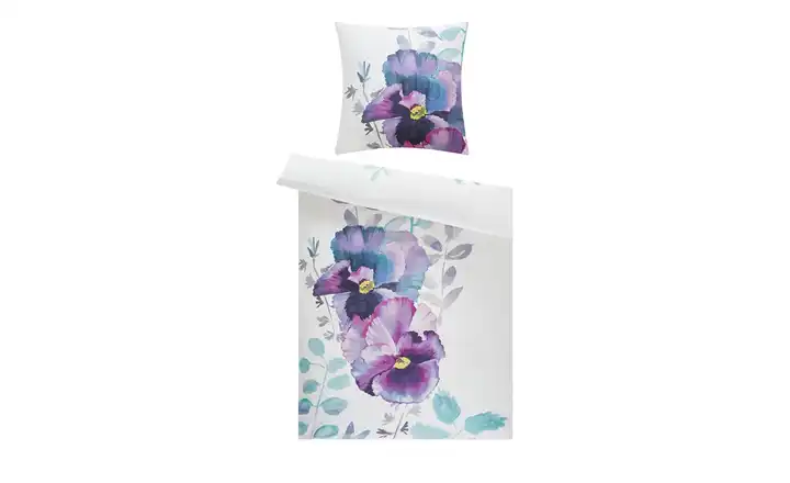 AURO Satin Bettwäsche Floral