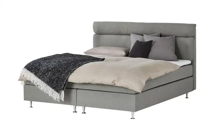 Boxspringbett Fero Dunkelgrau H3 200 cm