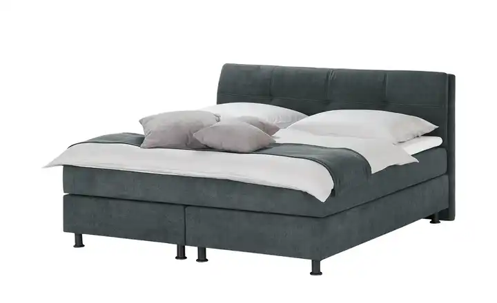 SKAGEN BEDS Boxspringbett Vegg Towel Anthrazit 160 cm H3