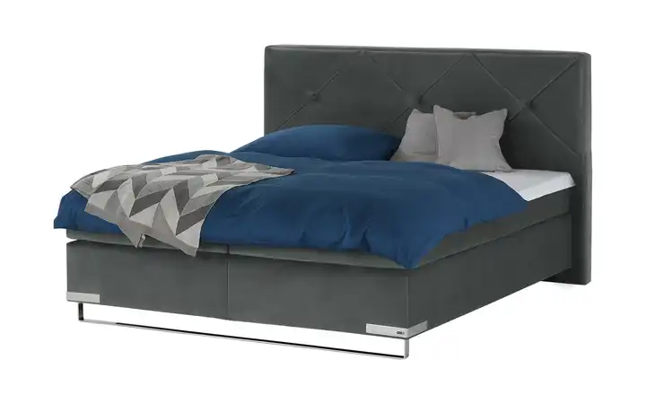 Musterring Boxspringbett Standardversion Dubai  Anthrazit H4 180 cm