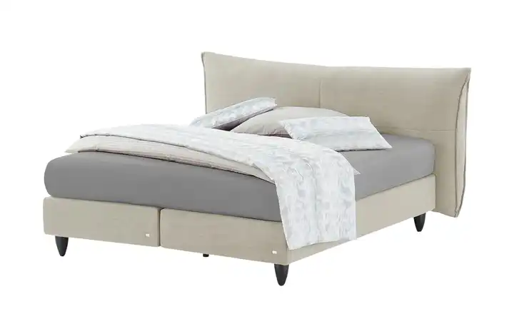 RUF Boxspringbett Senta K Beige 180 cm H2 & H3