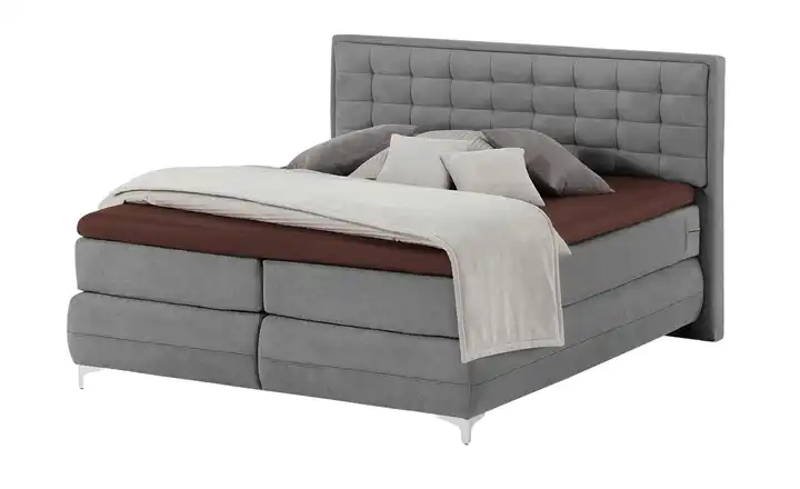 Musterring Boxspringbett Standardversion Dubai Dunkelgrau H3 200 cm