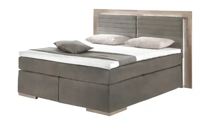 uno Massivholz-Boxspringbett mit LED-Beleuchtung Marlow 2