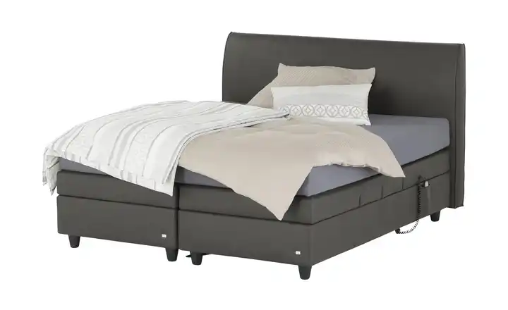 RUF Motor-Boxspringbett Mercata Anthrazit 200 cm H2 & H3