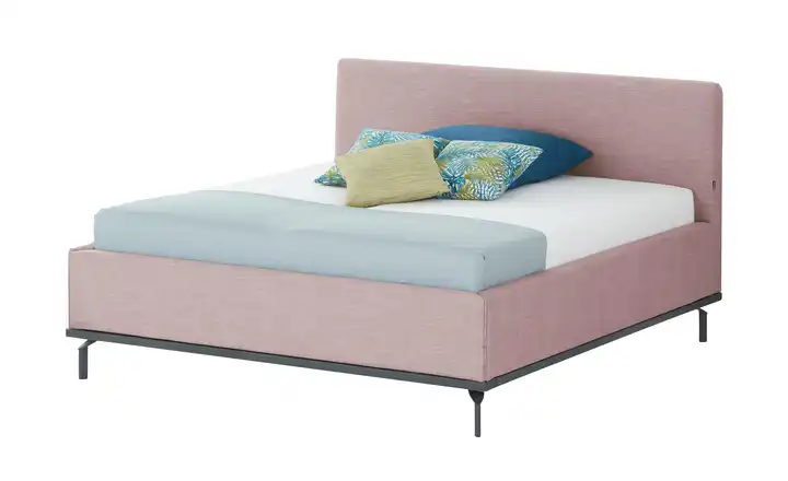 Musterring Polsterbett mit Bettkasten Delphi Variante D Altrosa 160 cm mit Matratzen H2 & H3