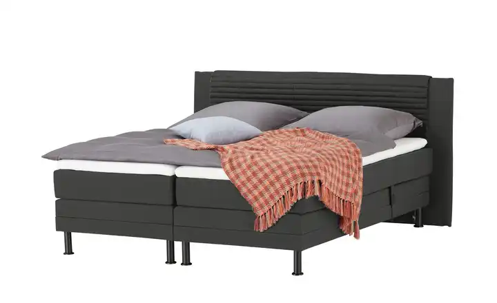 Motor-Boxspringbett Synda Anthrazit 180 cm H3