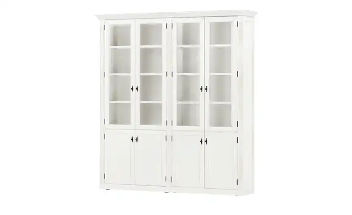 maison bleue Vitrine Petit Chalet Vitrinenkombination Weiß, antik