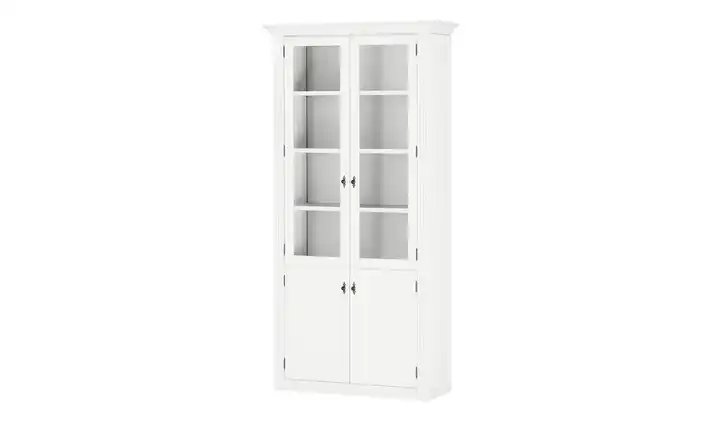 maison bleue Vitrine Petit Chalet Vitrine Weiß, antik