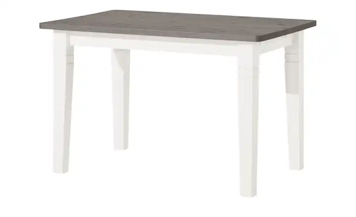 maison bleue Esstisch massiv Florian Grau, Weiß 140 cm