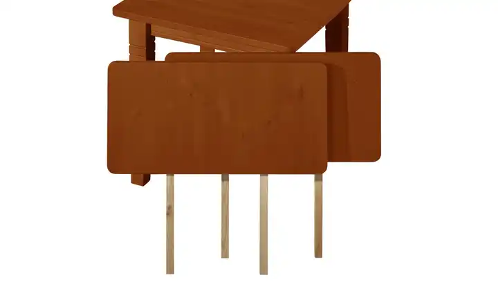 maison bleue Ansteckplatte, 1-teilig Florian Kiefer, Braun, gebeizt, lackiert Ausführung 2 (passend zu Tisch mit Breite 90 cm)
