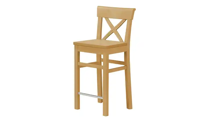 maison bleue Barstuhl Florian Hellbraun 64,5 cm