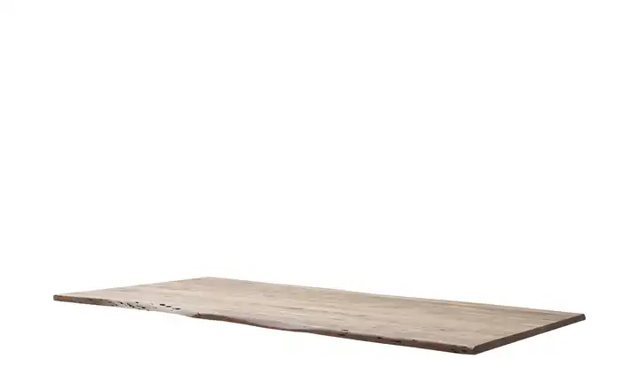 Dine + Mine Tischplatte mit Baumkante SigNature One Natur ca. 180x2,5x90 cm