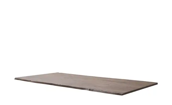 Dine + Mine Tischplatte mit Baumkante SigNature One Walnuss ca. 180x2,5x90 cm