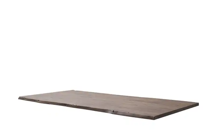 Dine + Mine Tischplatte mit Baumkante SigNature One Walnuss ca. 180x3,5x100 cm
