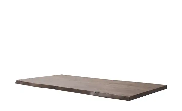 Dine + Mine Tischplatte mit Baumkante SigNature One Walnuss ca. 200x5,5x100 cm