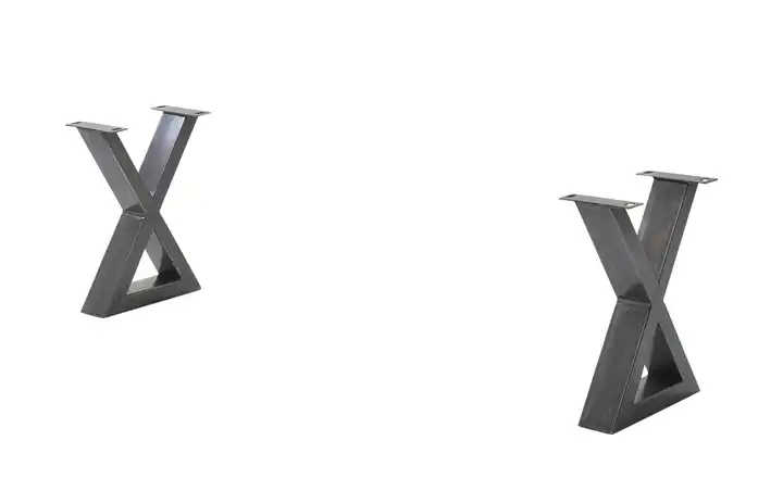 Dine + Mine Bankgestell SigNature One Grau, antik X-Form