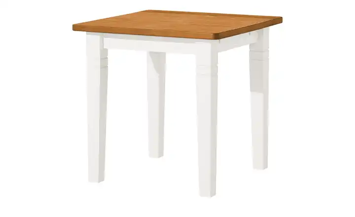maison bleue Esstisch massiv Florian Braun, Weiß 78 cm
