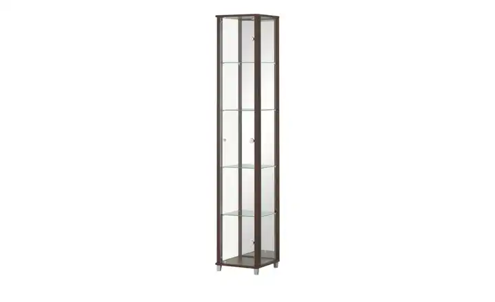 Vitrine Cristal 1 Stück Wenge (Nachbildung), transparent