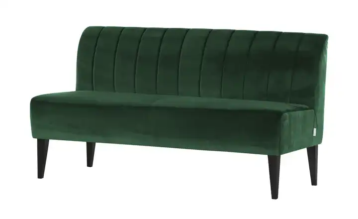 Speisesofa Hearty  Dunkelgrün 168 cm