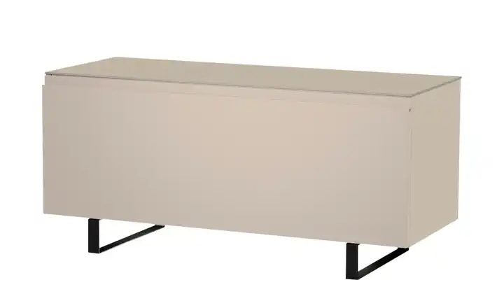 TV Board Nicolo Phono Sand, matt Kufen/ Schwarz