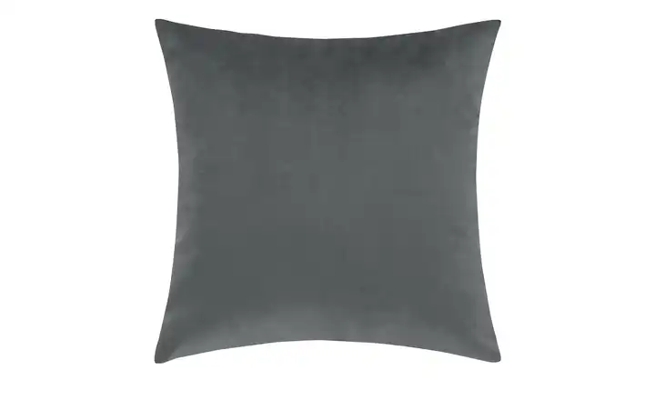 pop Dekokissen Velvet Grau 40 cm