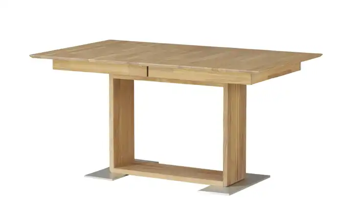 Woodford Säulentisch  ausziehbar Mila Eiche bianco, geölt 150 cm