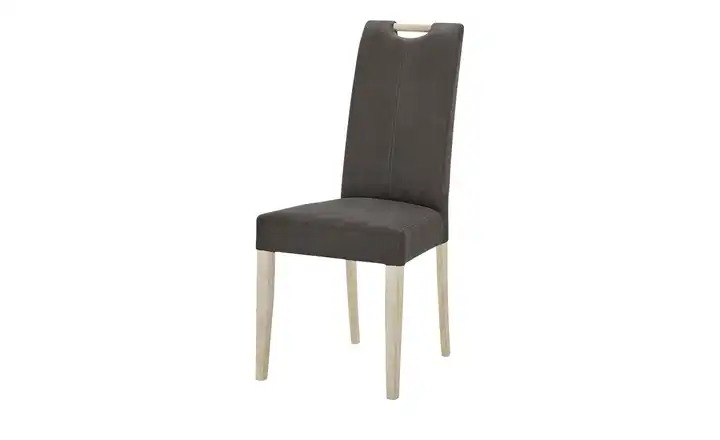 Woodford Esszimmerstuhl Gabi 4 Braun Eiche Mikrofaser