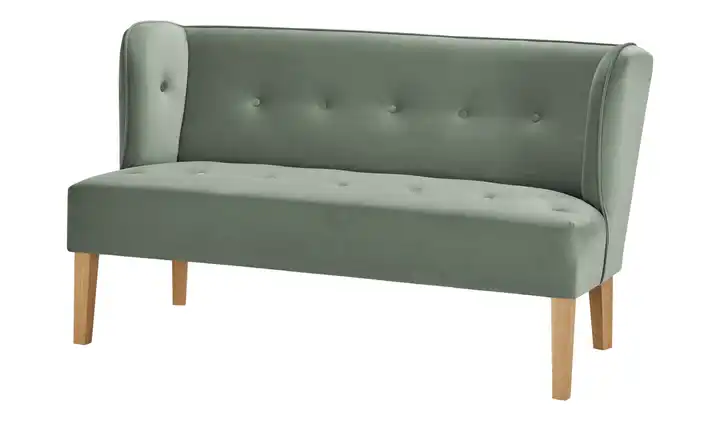switch Küchensofa Astonia Hellgrün Samt 160 cm