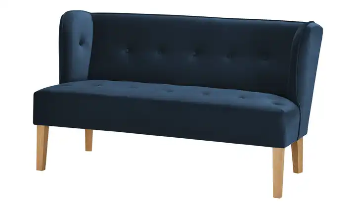 switch Küchensofa Astonia Dunkelblau Samt 160 cm