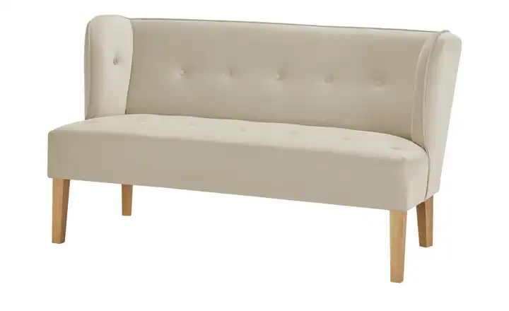 switch Küchensofa Astonia Hellbeige Samt 180 cm
