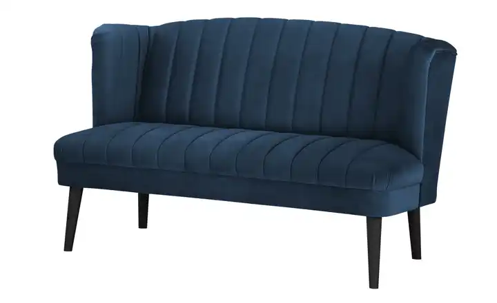switch Küchensofa Rina Samt Dunkelblau 156 cm