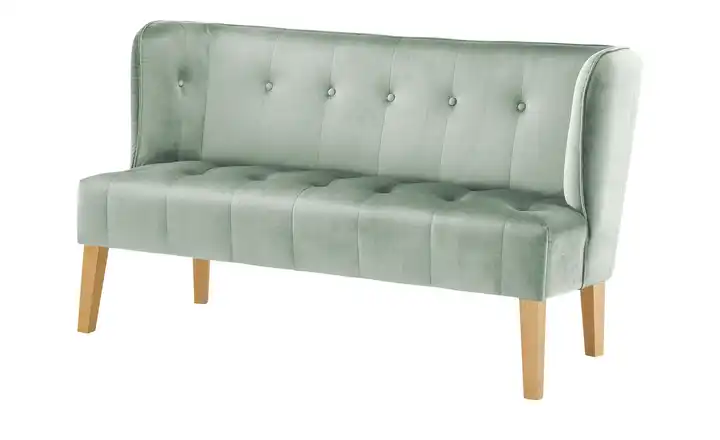 switch Küchensofa Bella Hellgrün 158 cm Samt