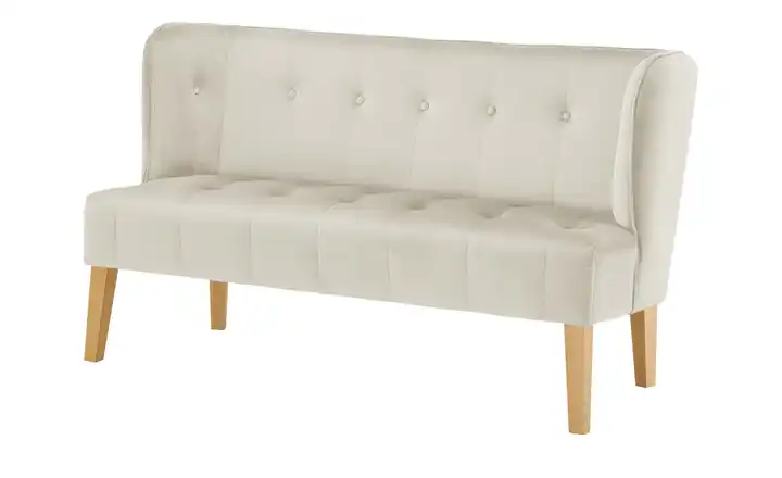 switch Küchensofa Bella Hellbeige 180 cm Samt