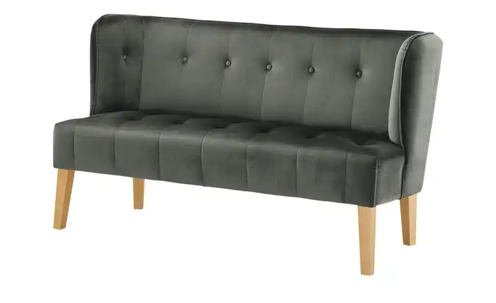 switch Küchensofa Bella Anthrazit 180 cm Samt