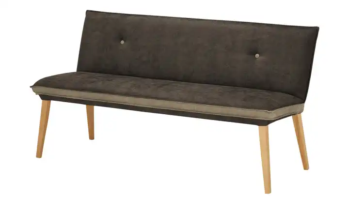 Woodford Polsterbank Sunna Braun 159 cm Webstoff
