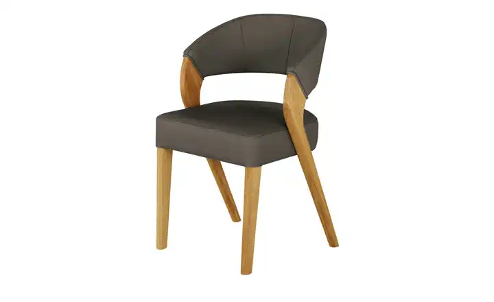 Woodford Esszimmerstuhl Marion Dunkelbraun Leder