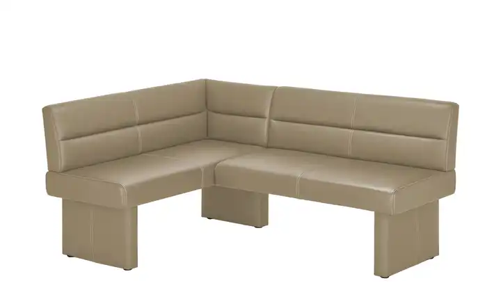 Eckbank  Leder Canto II Hellbraun links
