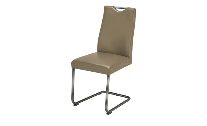 Leder-Schwingstuhl Canto II Hellbraun