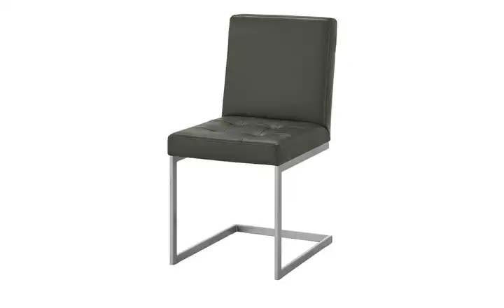 Schwingstuhl  Leder Spider 2 Grau