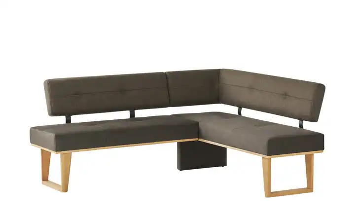 Woodford Eckbank  massiv Scala Braun ca. 224 x 167 cm