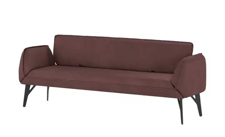 Funktionsbank  Leder Drive Rot 238 cm