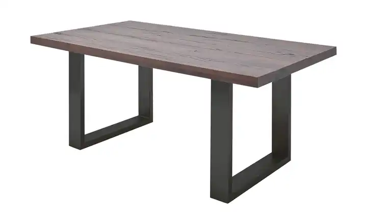 Woodford Kufentisch Lavello Eiche verwittert Anthrazit, lackiert 200 cm
