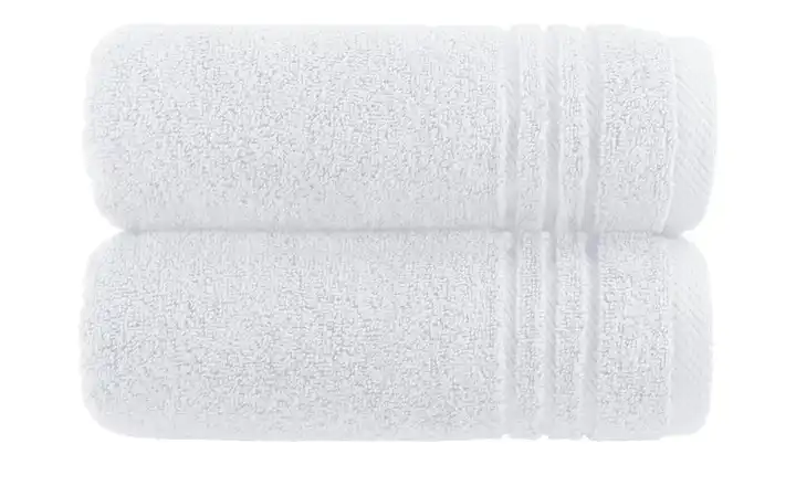  Handtuch (50 x 100cm), 2er-Set Weiß  Soft Cotton