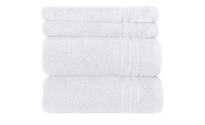  Handtuch-Set Weiß, 4-teilig  Soft Cotton