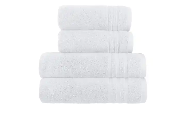  Handtuch-Set Weiß, 4-teilig  Soft Cotton