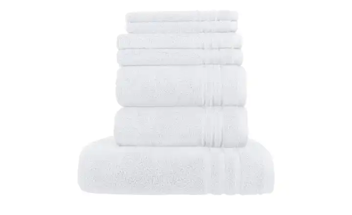  Handtuch-Set Weiß, 7-teilig  Soft Cotton