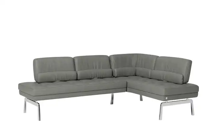 JOOP! Eckbank  Leder Loft Grau