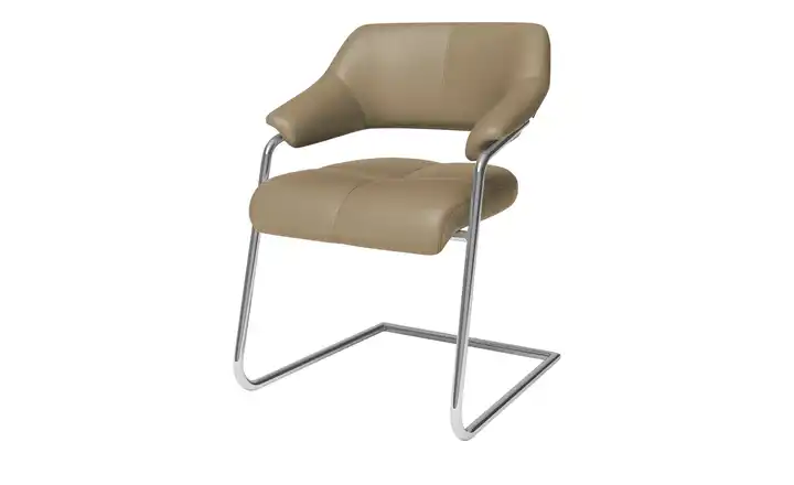 JOOP! Leder-Schwingstuhl Loft Cappuccino